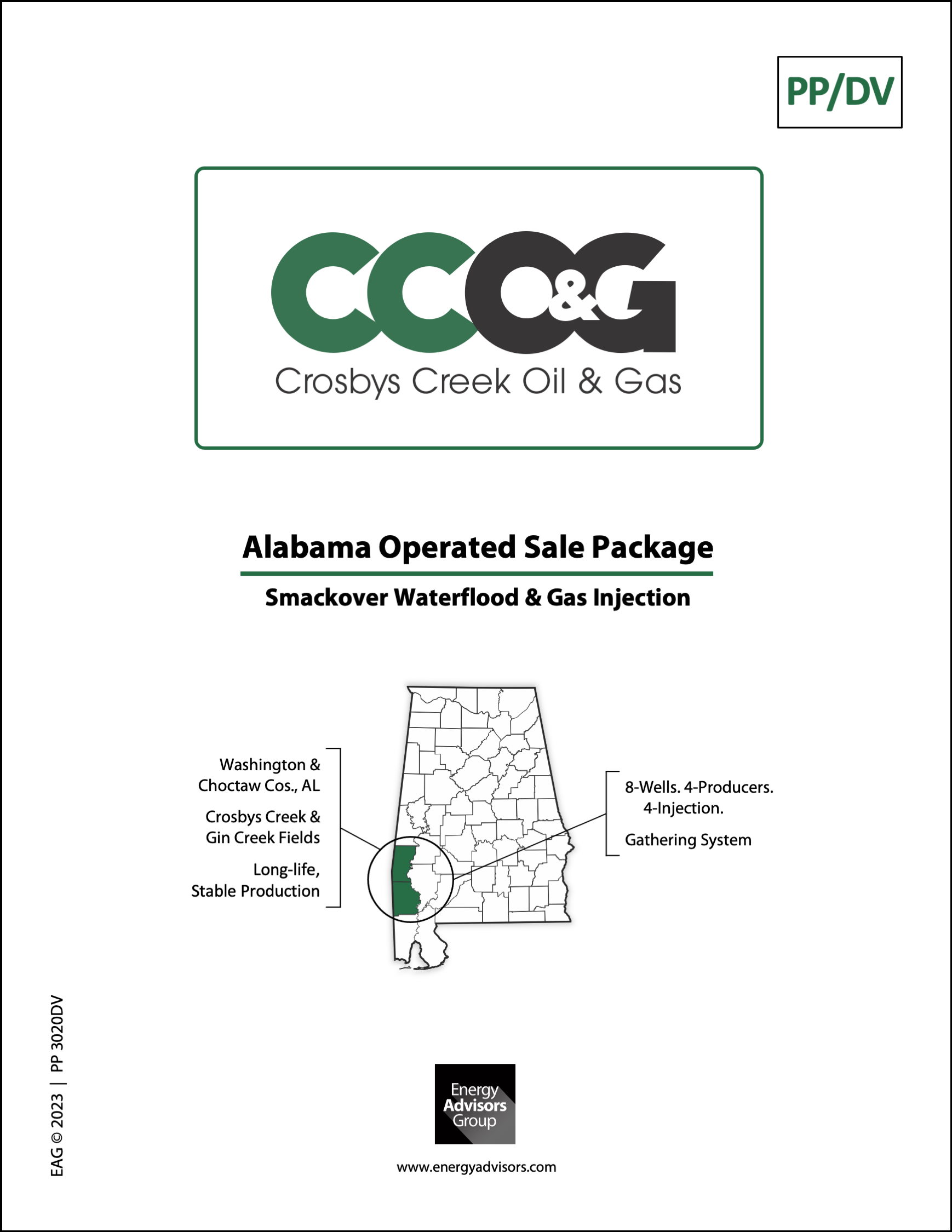 ALABAMA OPERATED SALE PACKAGE - Energy Advisors Group ALABAMA OPERATED SALE PACKAGE